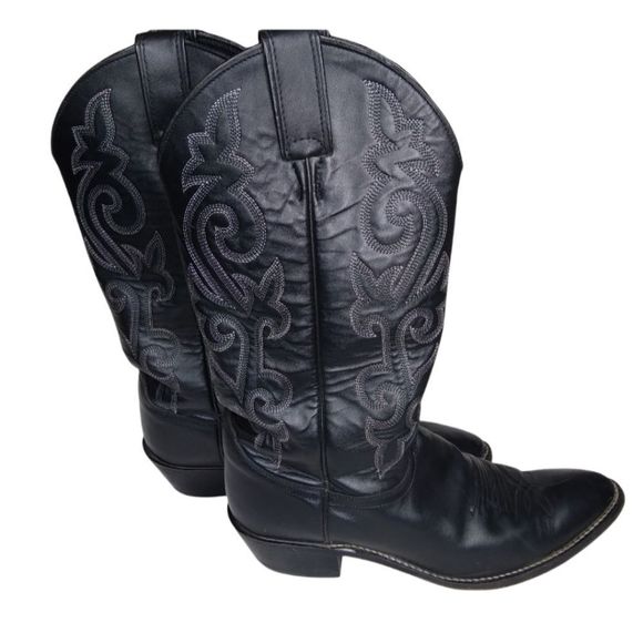 Justin Boots Other - JUSTIN "The BUCK" Black 13" Western Boots STYLE 1409 Size 9D